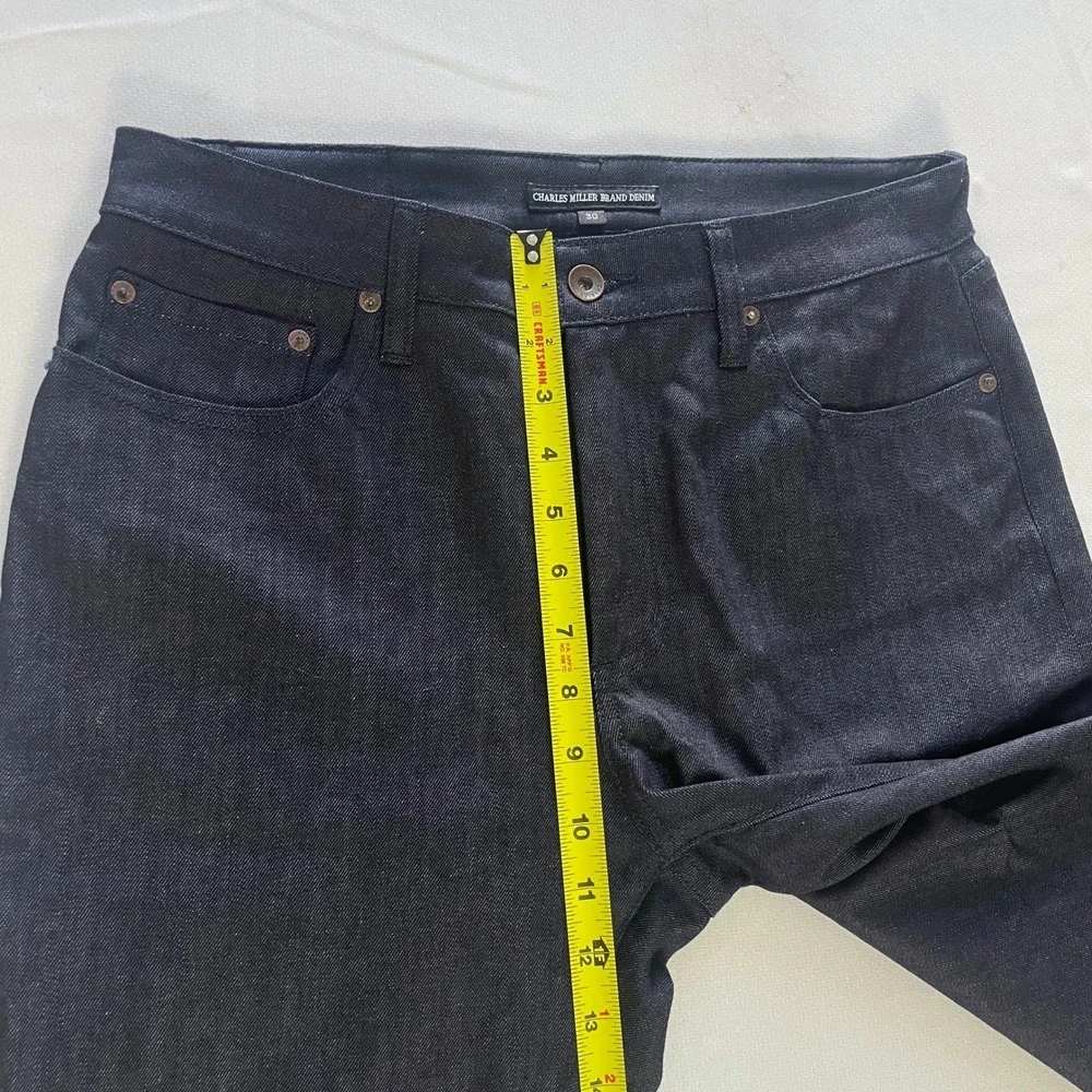 CMB Charles‎ Miller Brand Denim Raw Dark Size 30